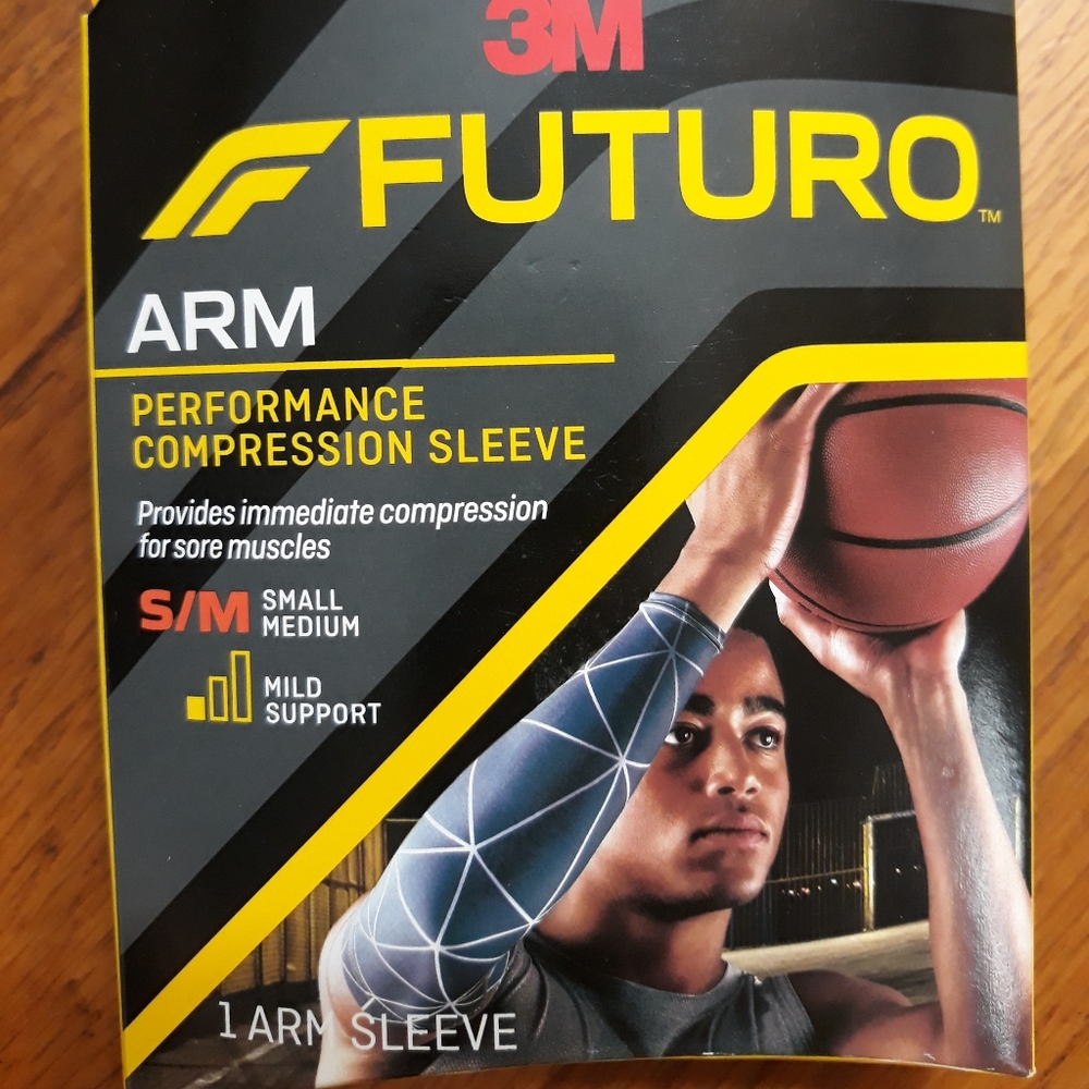 3M Futuro Performance Mild Support Compression Arm Sleeve S M Small Medium New